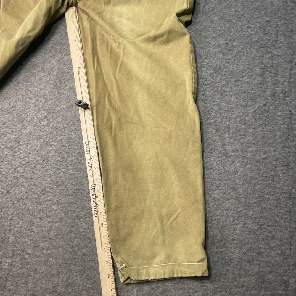 Vintage Bobbio Pants Womens Size 31 Brown Khaki Flat‎ Front Retro Casual 80s